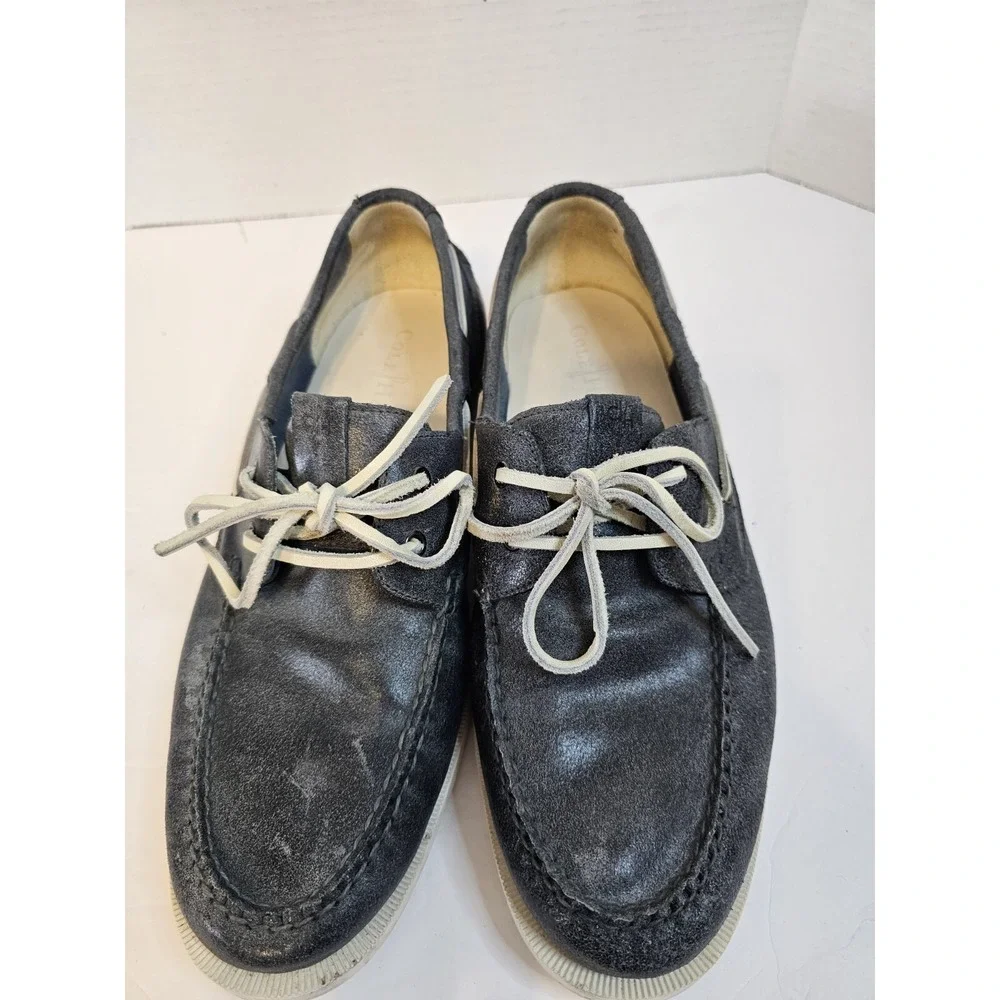 Cole Haan Yacht Club Mens Size 10M Acid‎ Wash Blue/Gray Leather Loafer